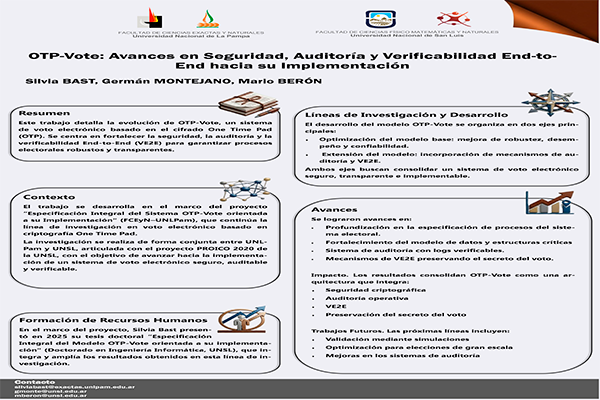 OTP-Vote: Avances en Seguridad, Auditoría y Verificabilidad End-to-End hacia su Implementación